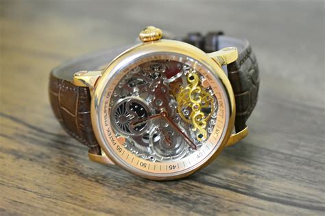 patek philippe skeleton automatic brown leather strap men& 39|Patek Philippe uk.